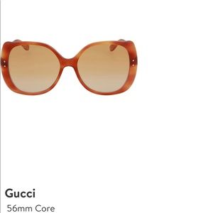 Gucci Orange Tortoise Sunglasses
